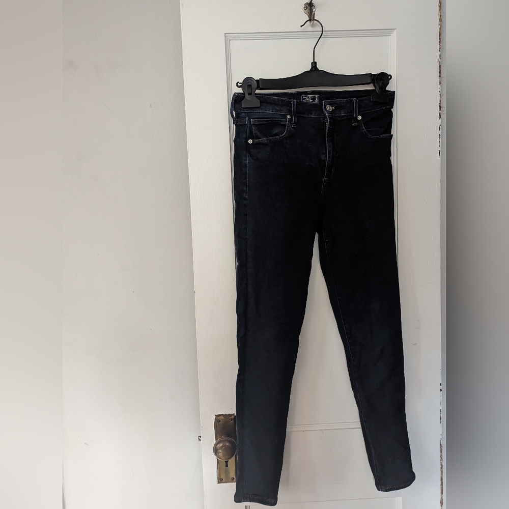 Abercrombie & Fitch dark navy skinny jeans, size 28